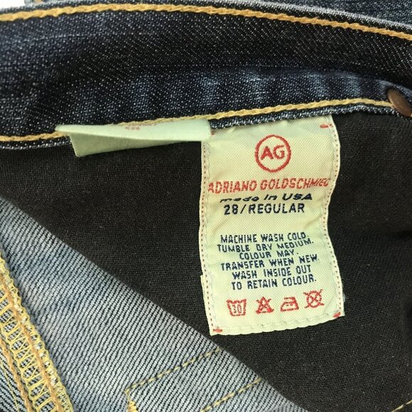 AG Adriano Goldschmied The Angel Bootcut Jeans Womens Size 28 Medium Wash Denim - Picture 2 of 7